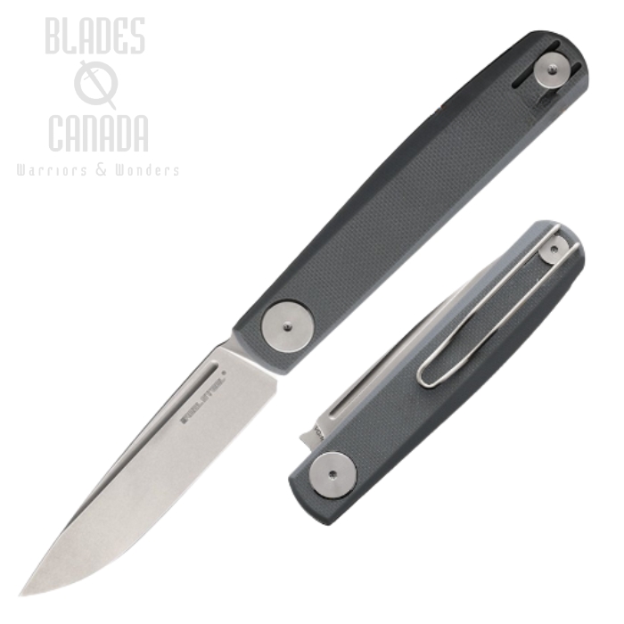 Real Steel Gslip Slipjoint Folding Knife, VG10 sw, G10 Grey, RS7869